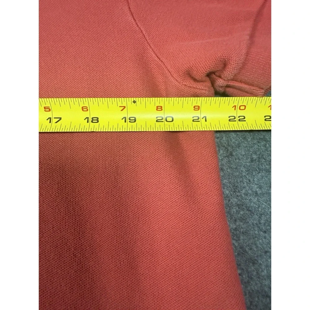Chaps Men's Custom Fit Short Sleeve Polo‎ Shirt Coral Red Size XL